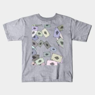 Ace of Spades pattern Kids T-Shirt